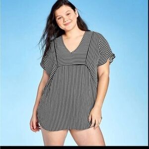 Woven Kaftan Cover Up dress Girl Size Small